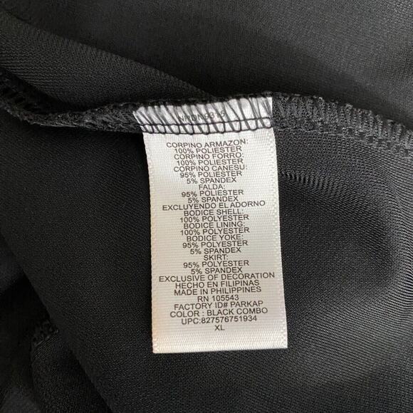 Narciso Rodriguez for Design Nation Dress Womens Extra Large Black Sequin Career - Picture 12 of 14